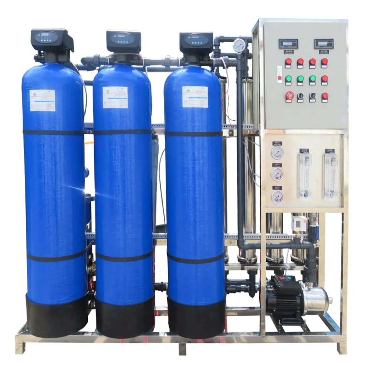 أنظمة التناضح العكسي الصناعية في الاردن 